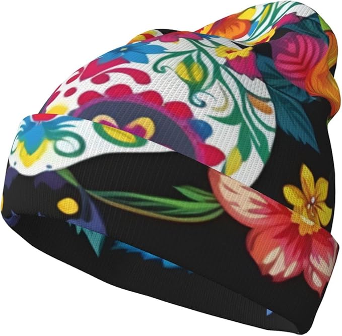 HGFVY - sugar skull winter gloves