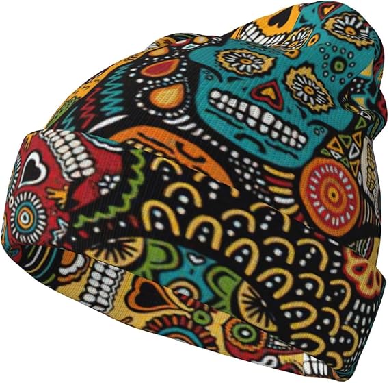 HGFVY - sugar skull winter gloves