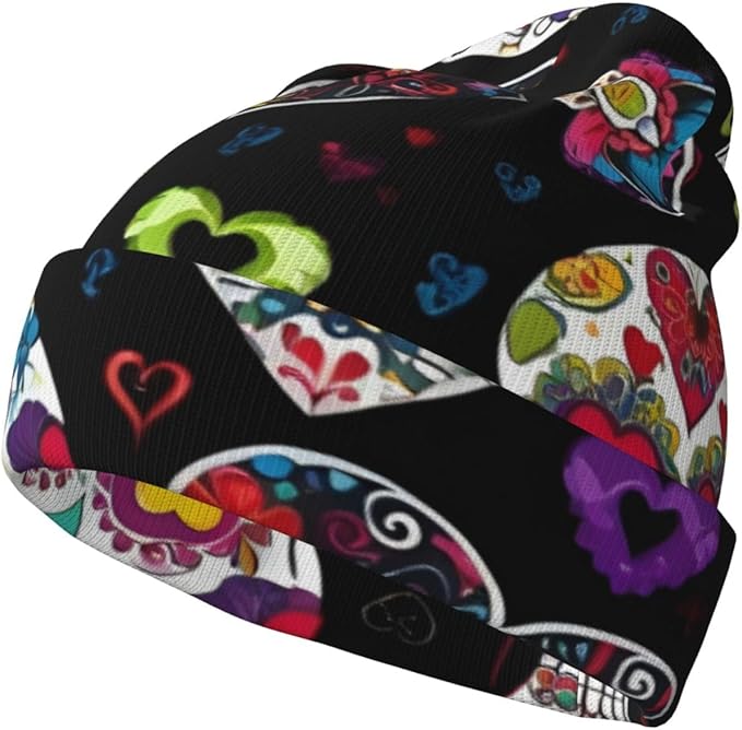 HGFVY - sugar skull winter gloves