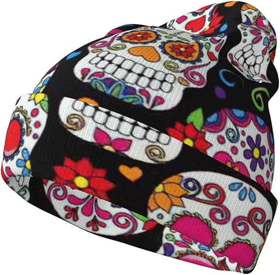 HGFVY - sugar skull winter gloves