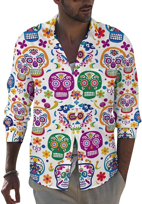 JOJOART - sugar skull flip flops womens