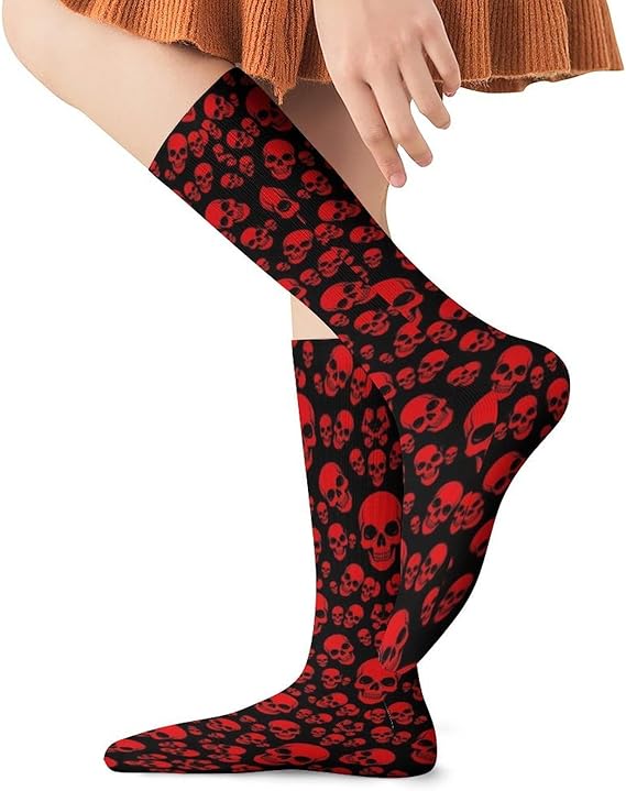 HEBVASS - sugar skull boots for women