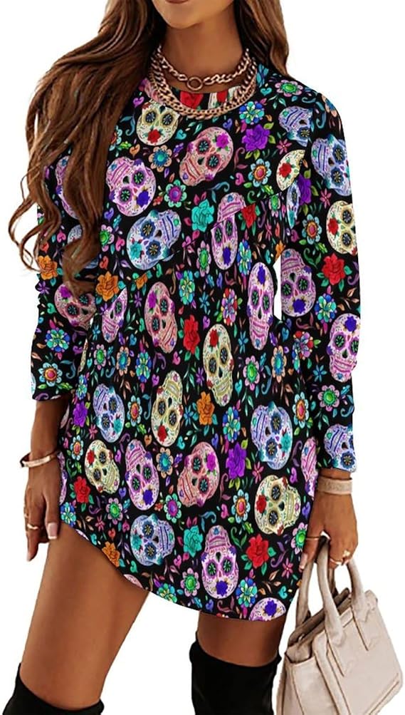 IRUOYA - sugar skull sneakers womens