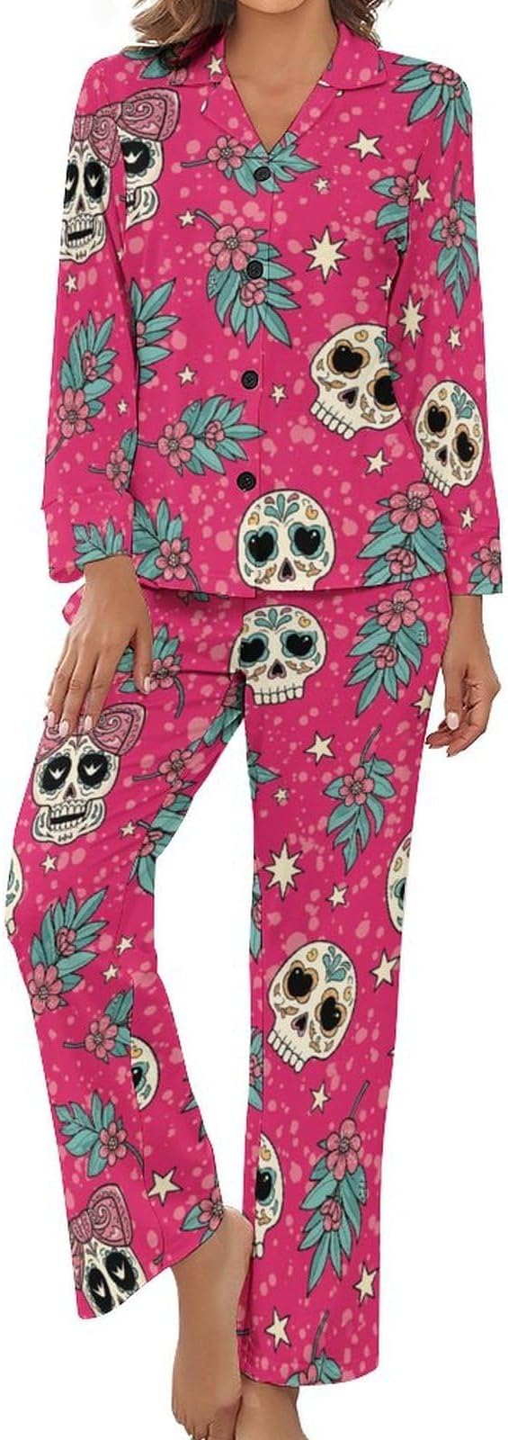 DGTXWIT - sugar skull long sleeve shirt mens
