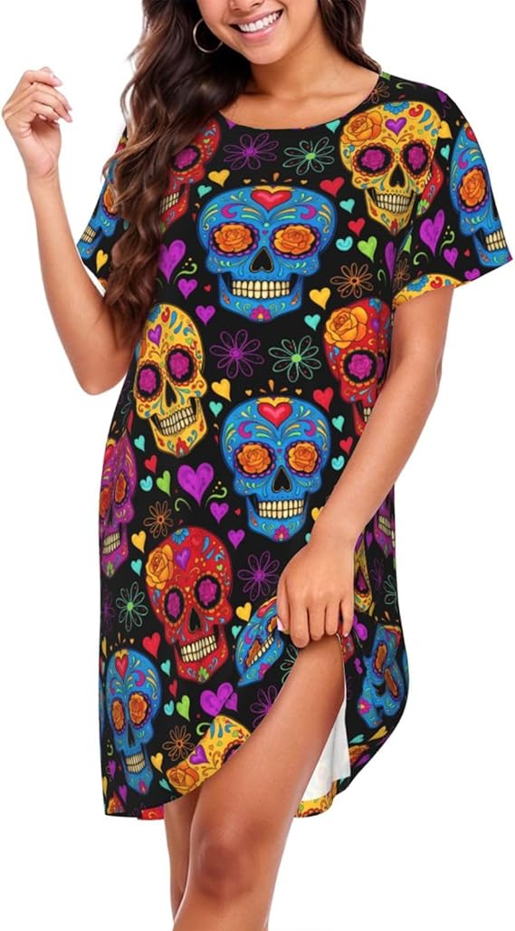 YSBKN - sugar skull sneakers womens