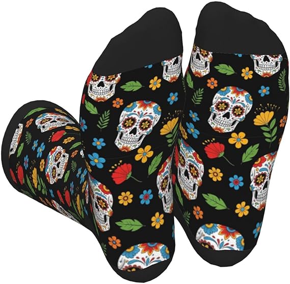 Supdreamc - sugar skull boots for women
