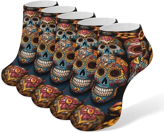 LYHVSFJW - sugar skull sneakers womens