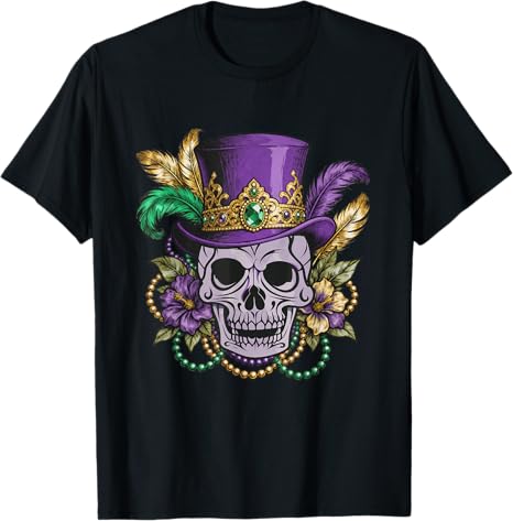 Mardi Gras Carnival New Orleans Apparel - sugar skull beanie