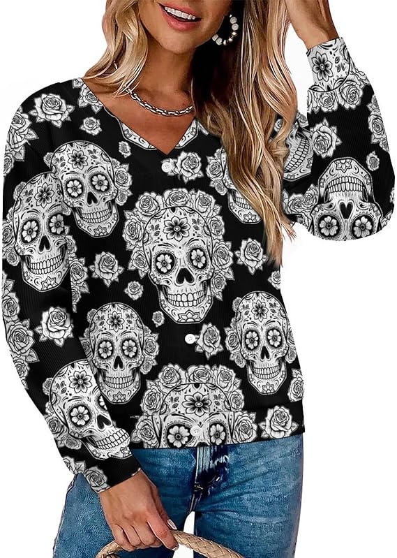 AEZKTJCHX - sugar skull boots for women