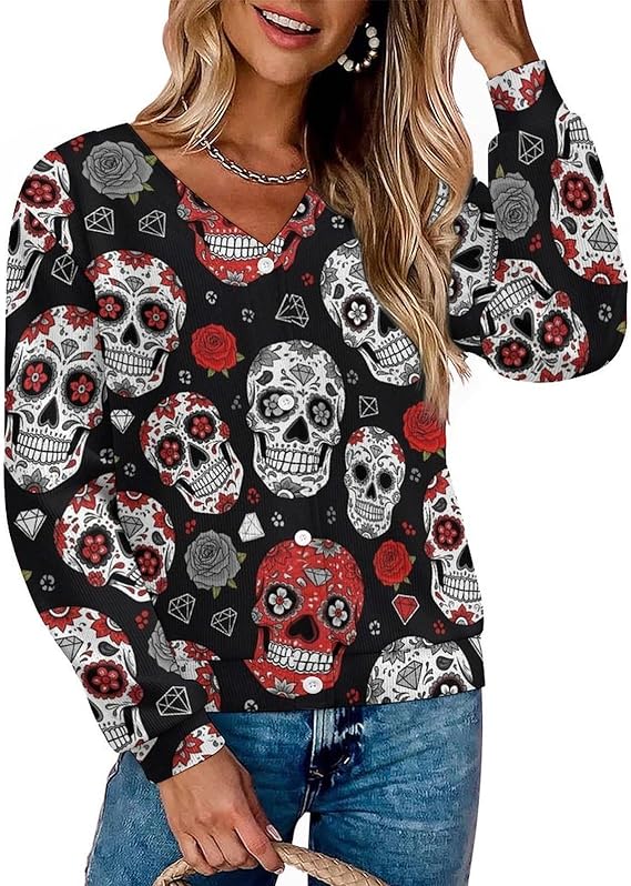 AEZKTJCHX - sugar skull boots for women