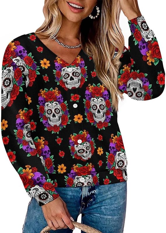 AEZKTJCHX - sugar skull boots for women