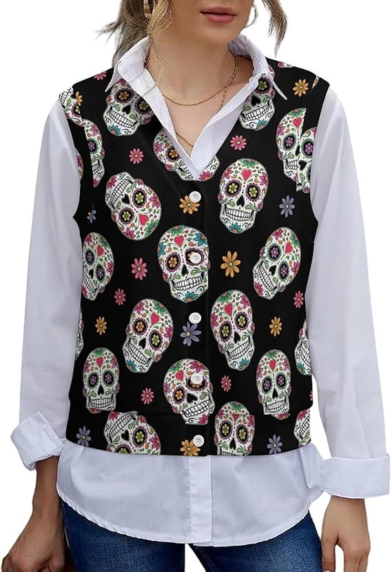 PPIKTC - sugar skull coat womens