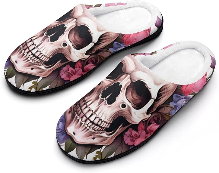 AYCZN - sugar skull slippers womens
